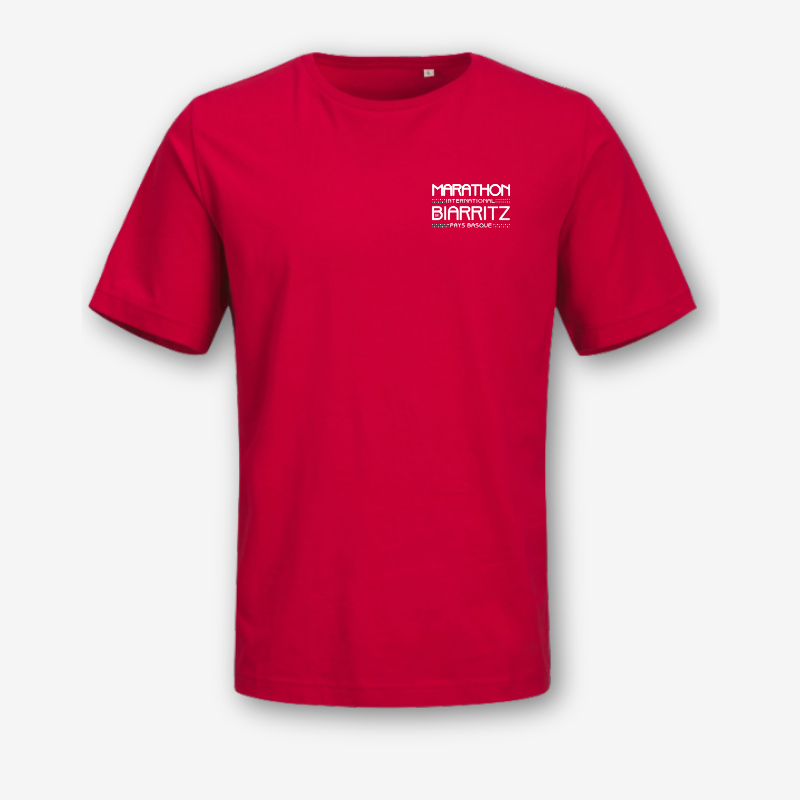 T-shirt coton Rouge