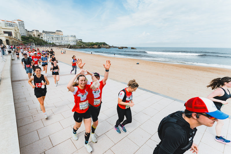 T-shirt coton Rouge – Marathon international de Biarritz T-shirt coton Rouge – Marathon international de Biarritz